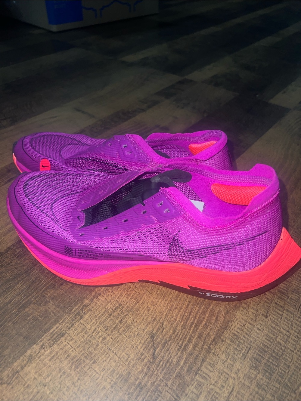 Nike Purple and Pink Mesh Running Shoes